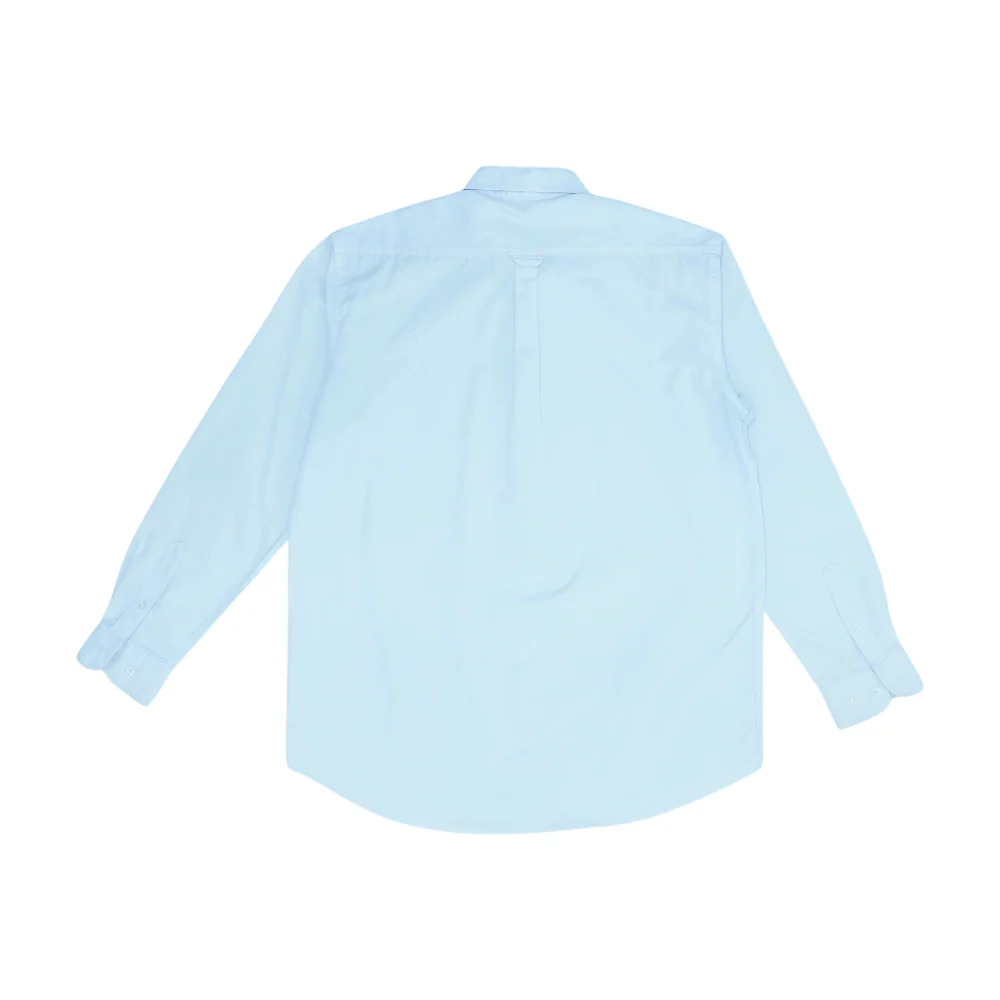 White Solid Long Sleeve Button Down - Image 2