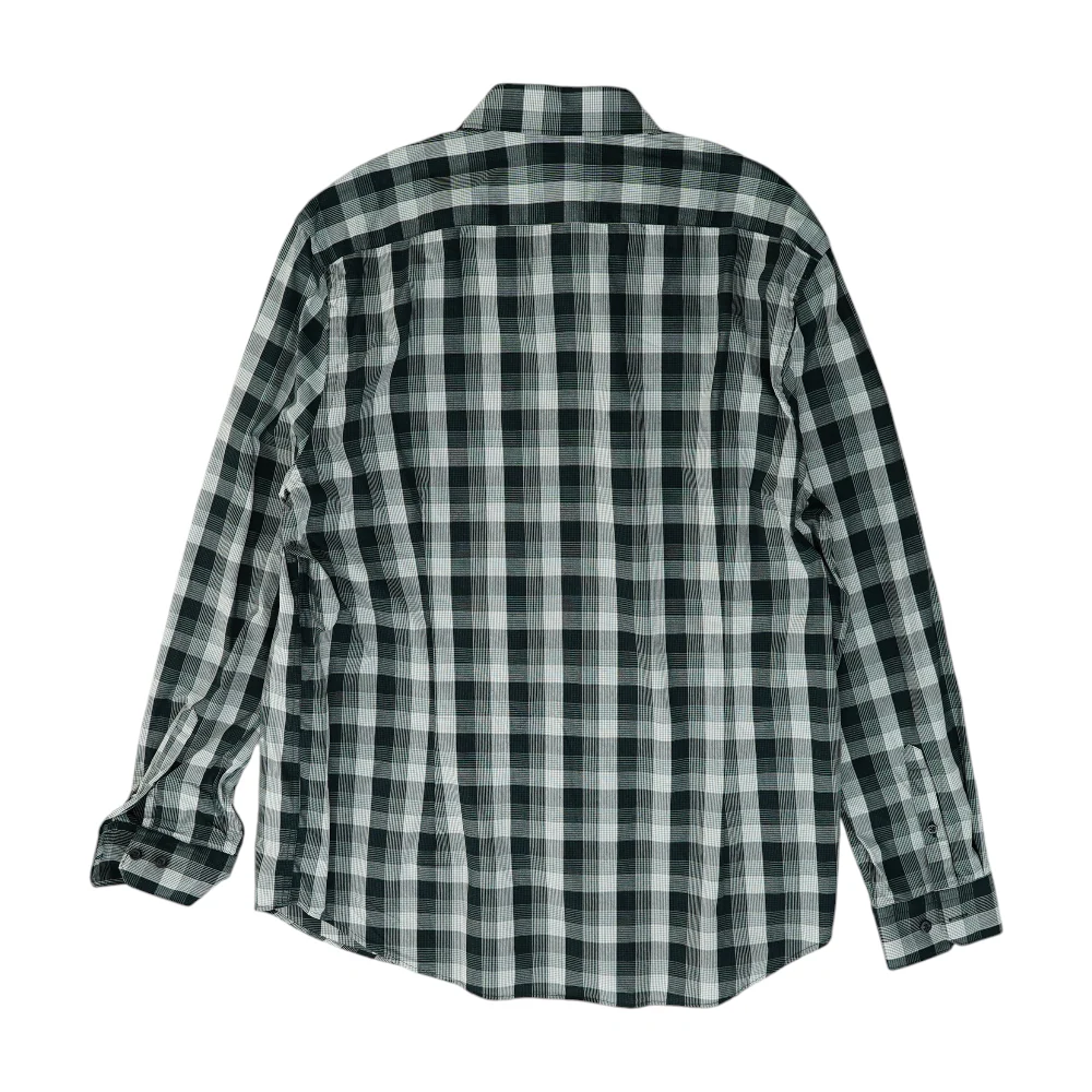 Gray Check Long Sleeve Button Down - Image 2