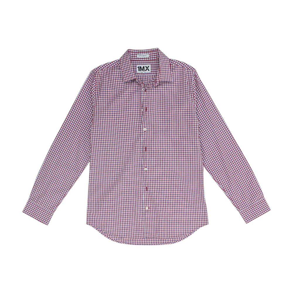 Red Check Long Sleeve Button Down