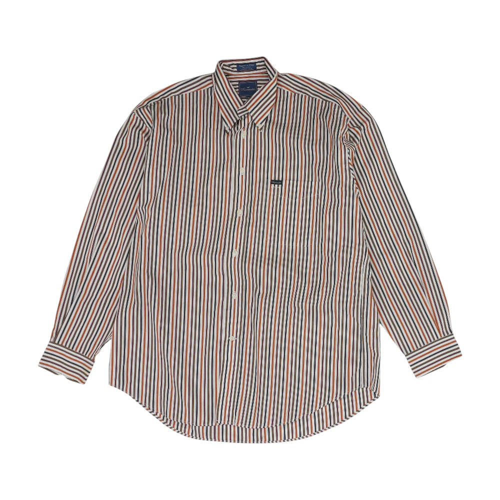 Multi Striped Long Sleeve Button Down