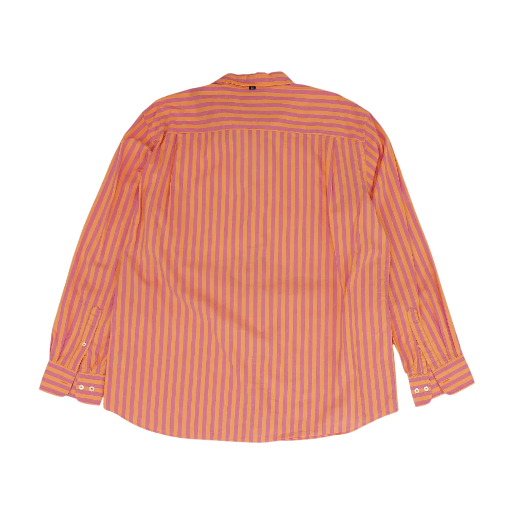 Orange Striped Long Sleeve Button Down - Image 2