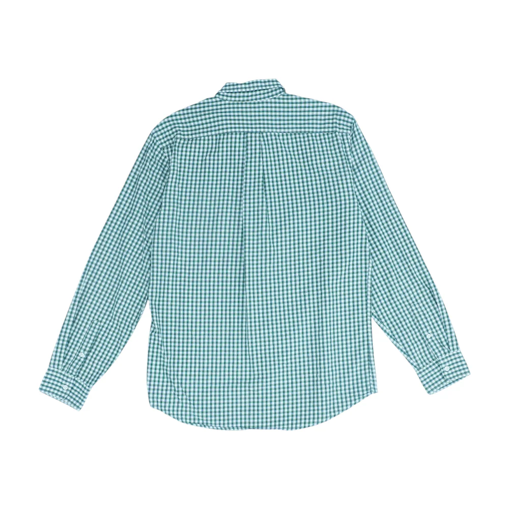 Green Check Long Sleeve Button Down - Image 2