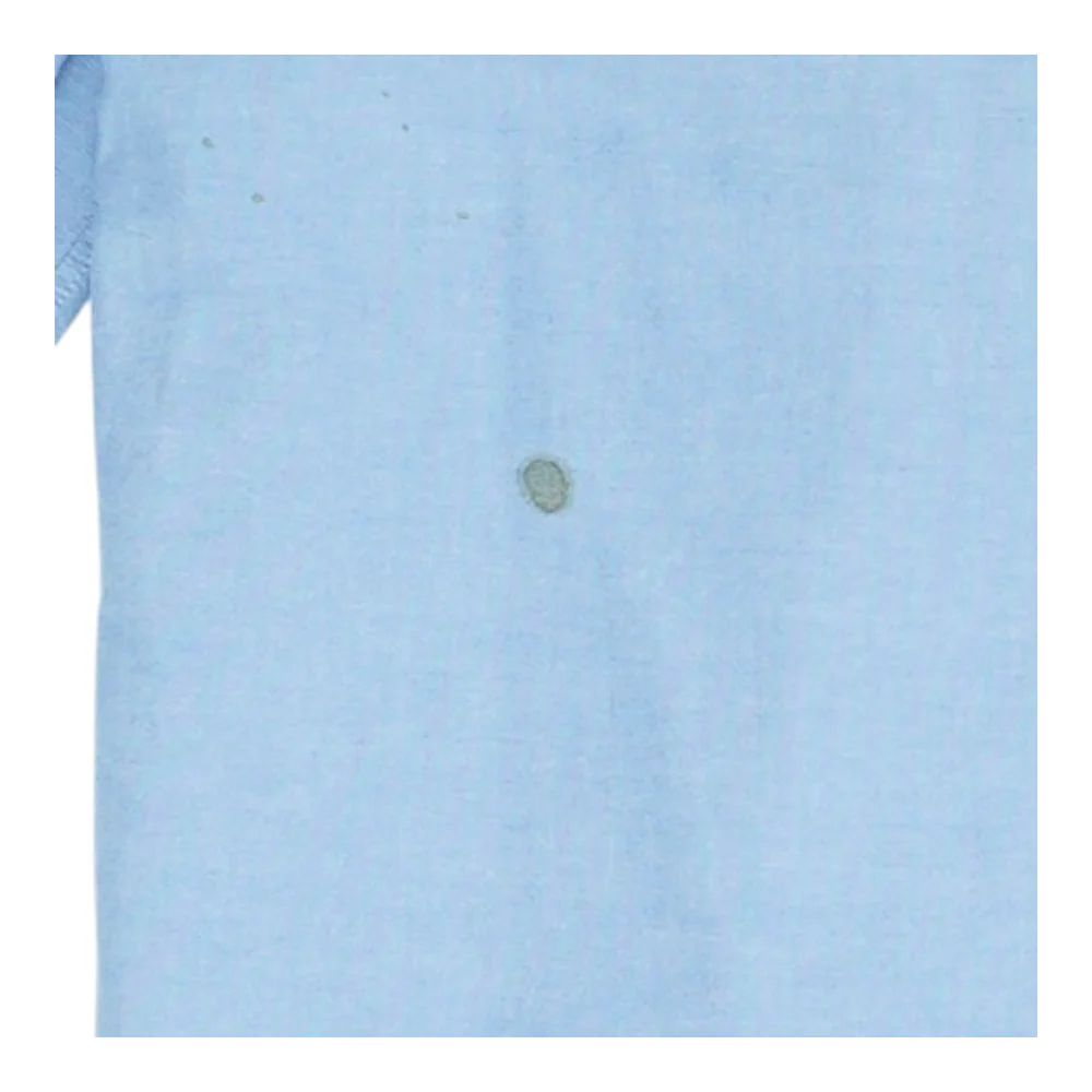 Blue Solid Long Sleeve Button Down - Image 3