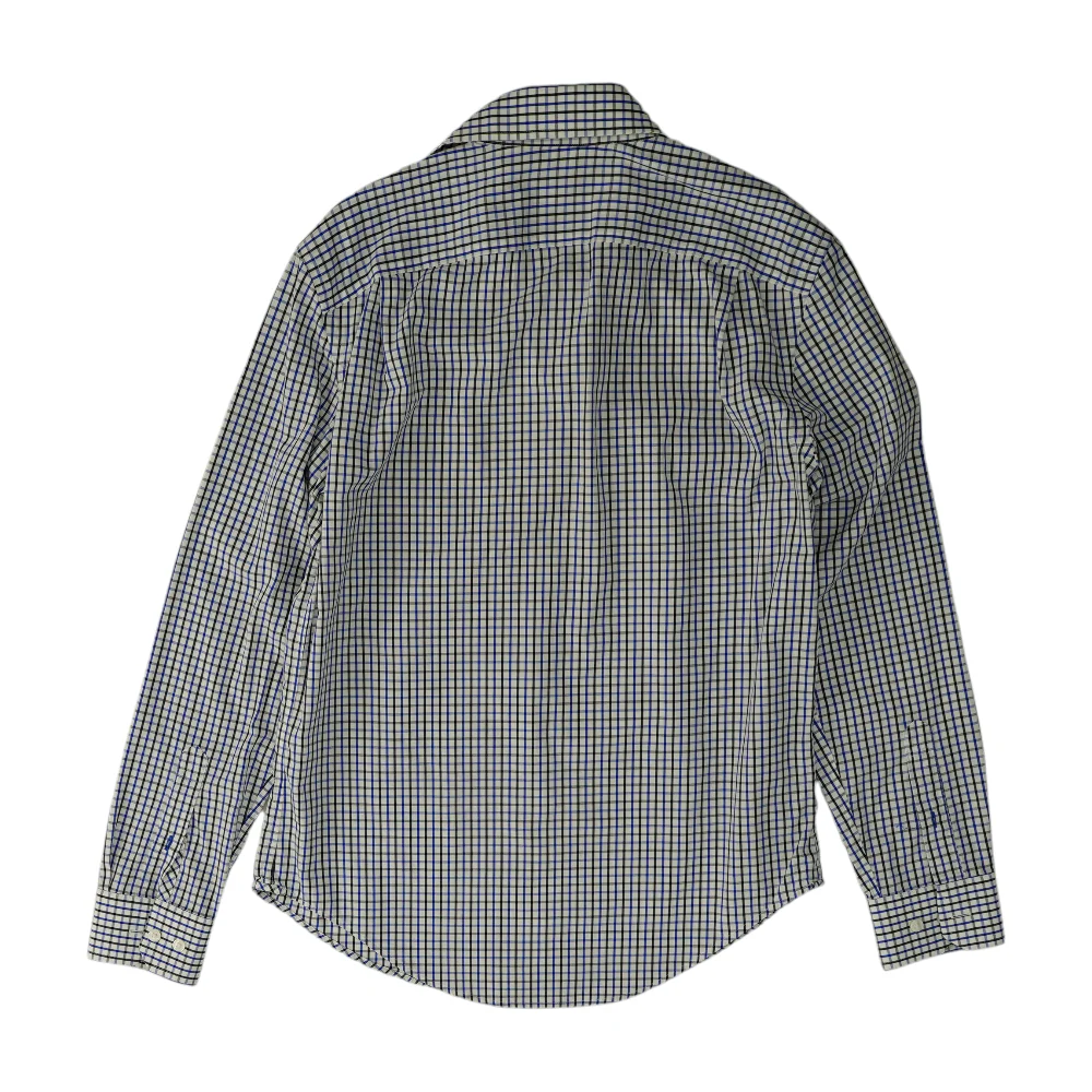 White Plaid Long Sleeve Button Down - Image 2