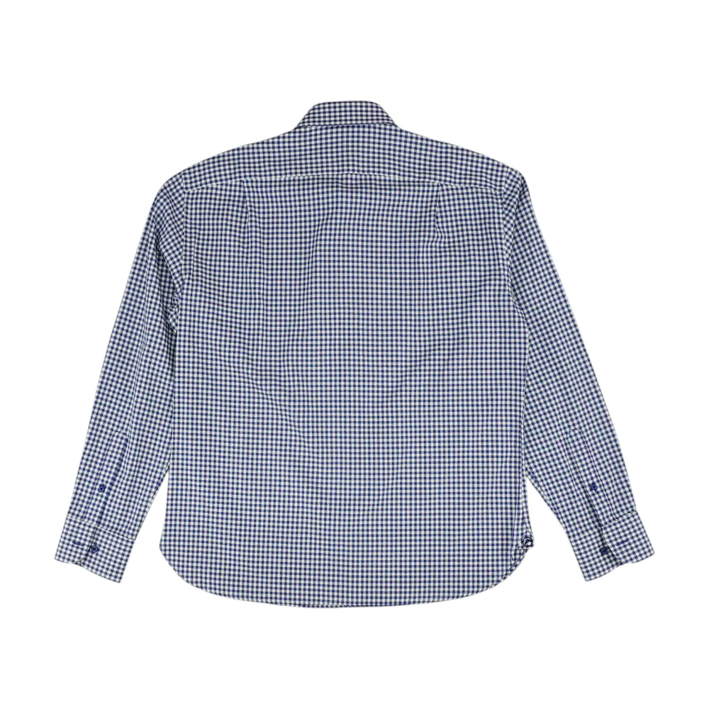 Blue Check Long Sleeve Button Down - Image 2