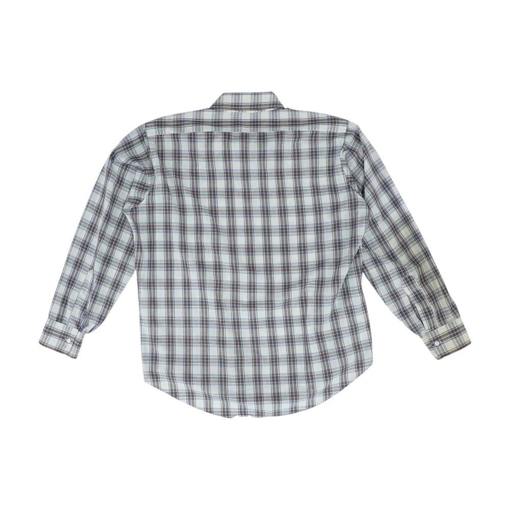 Vintage White Check Long Sleeve Button Down - Image 2