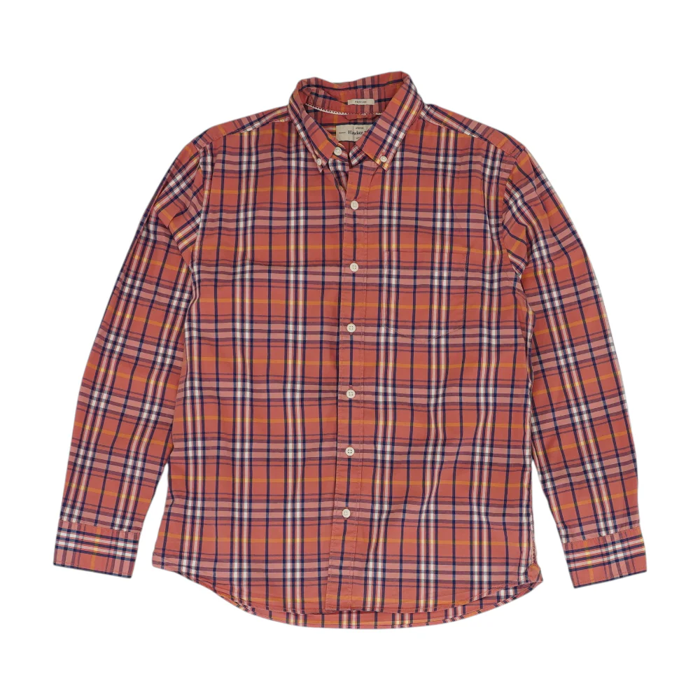Pink Plaid Long Sleeve Button Down