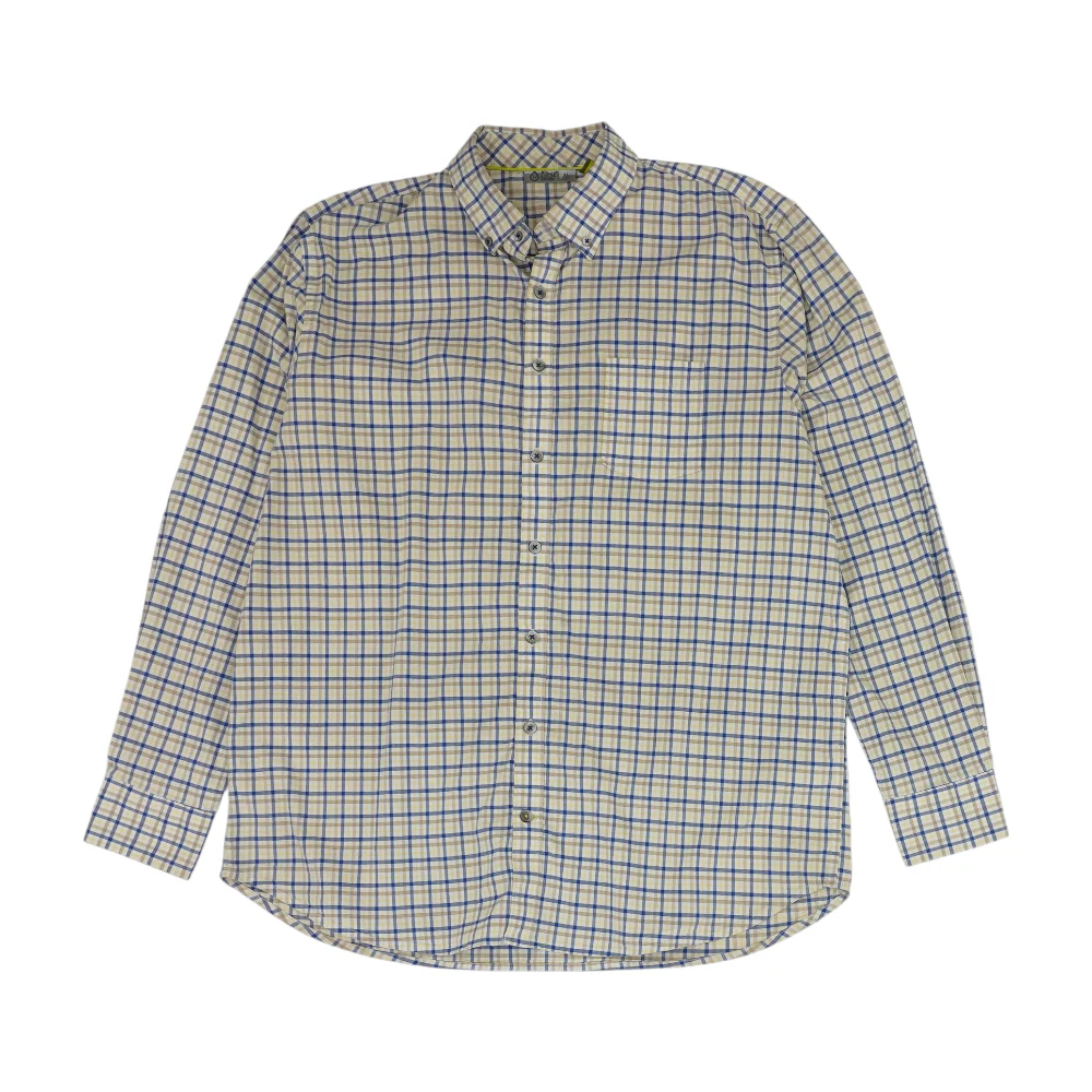 Multi Check Long Sleeve Button Down