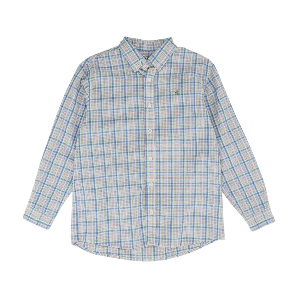 Multi Check Long Sleeve Button Down