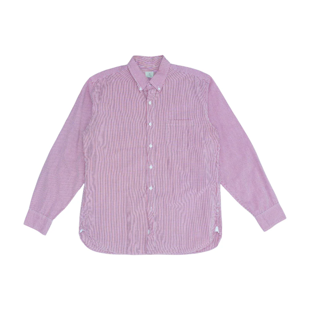 Red Check Long Sleeve Button Down