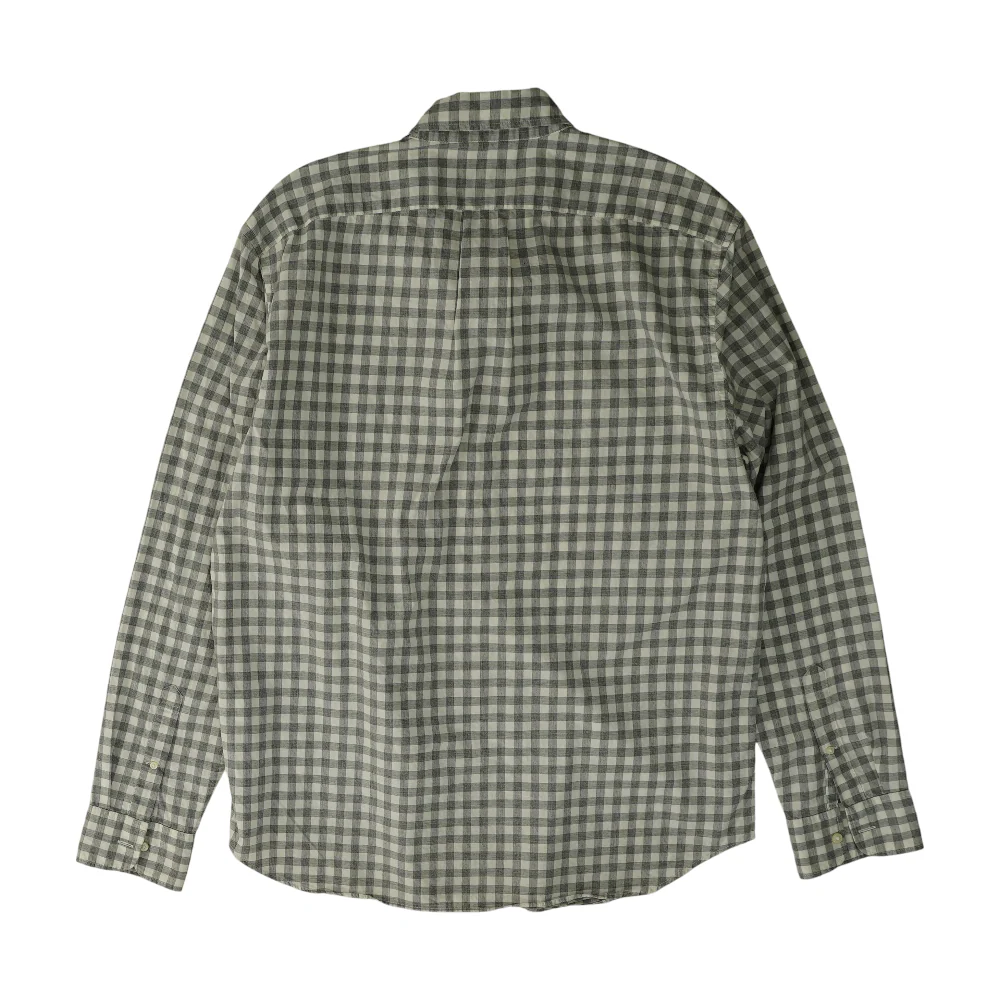 Gray Check Long Sleeve Button Down - Image 2