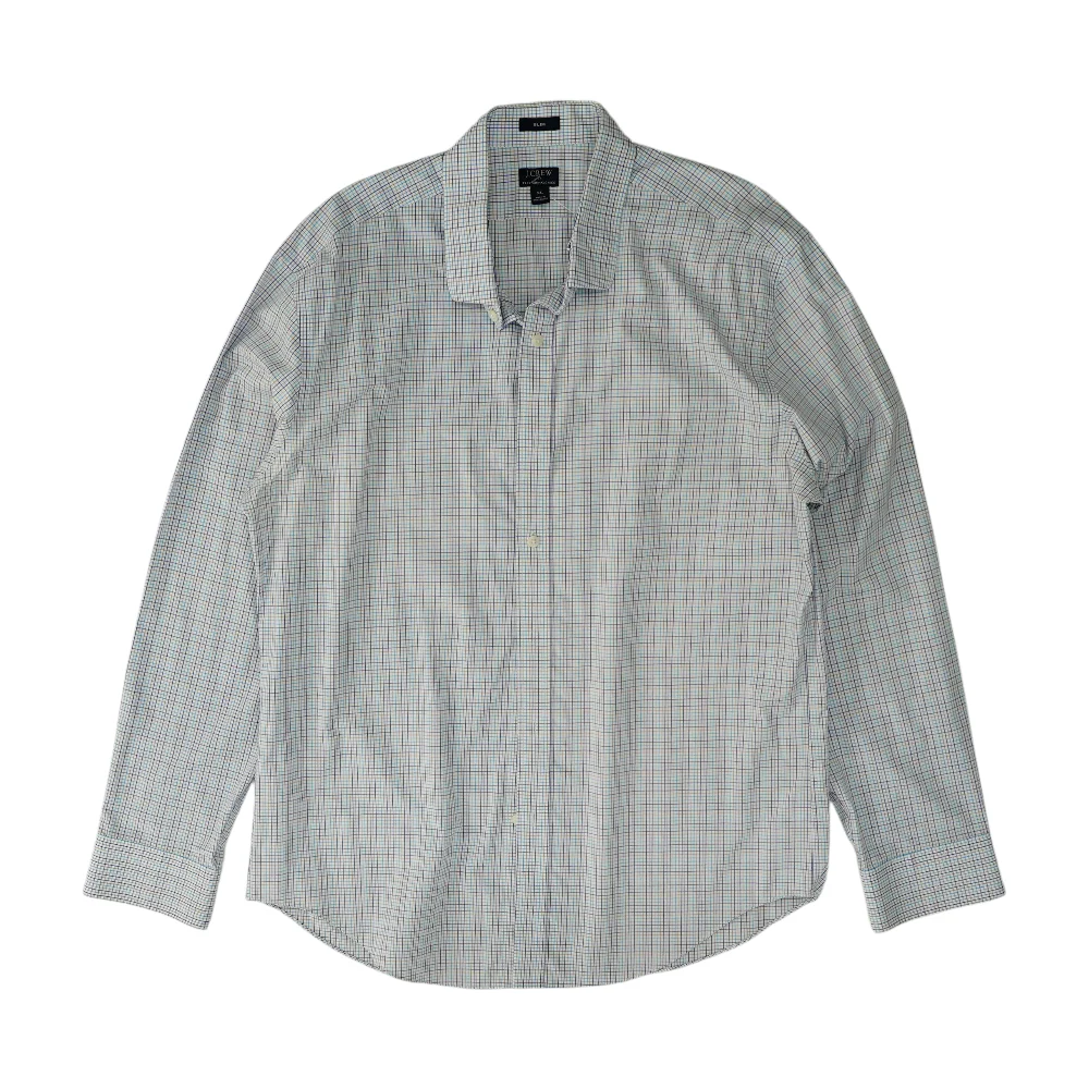 Multi Plaid Long Sleeve Button Down