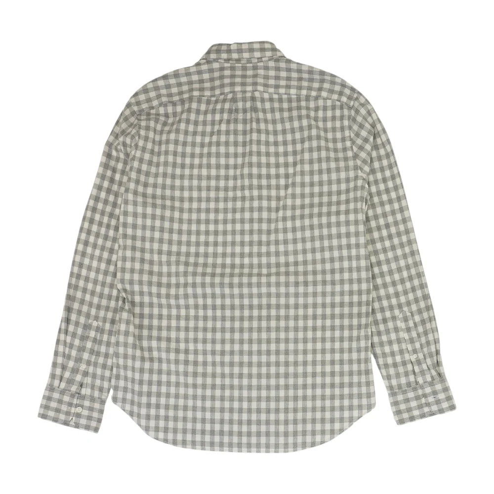 Gray Check Long Sleeve Button Down - Image 2