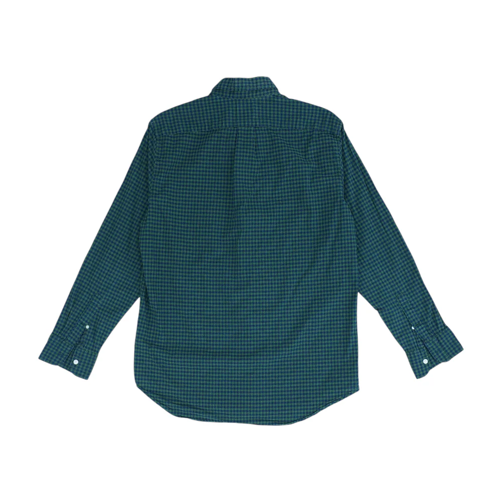 Green Check Long Sleeve Button Down - Image 2
