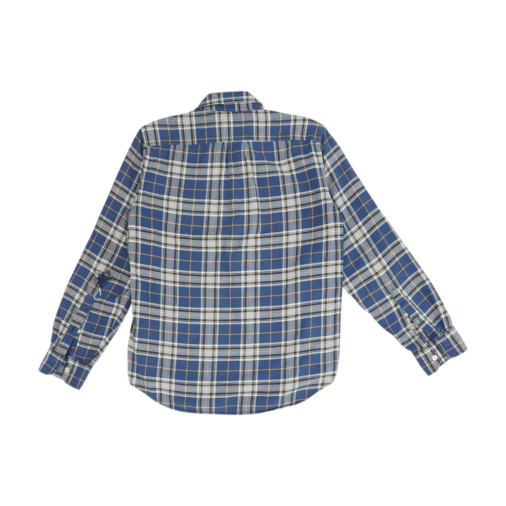 Blue Plaid Long Sleeve Button Down - Image 2
