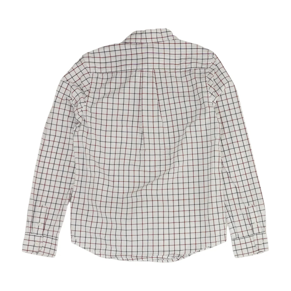 White Check Long Sleeve Button Down - Image 2