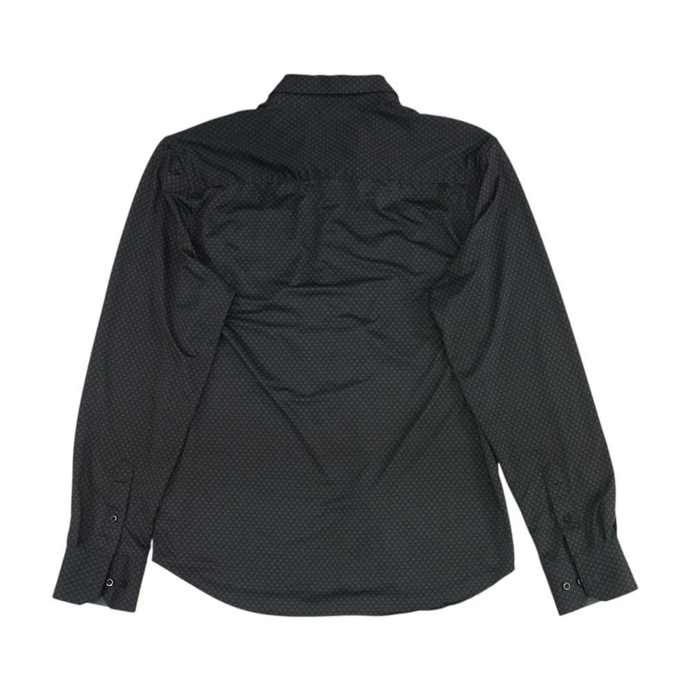 Gray Print Long Sleeve Button Down - Image 2