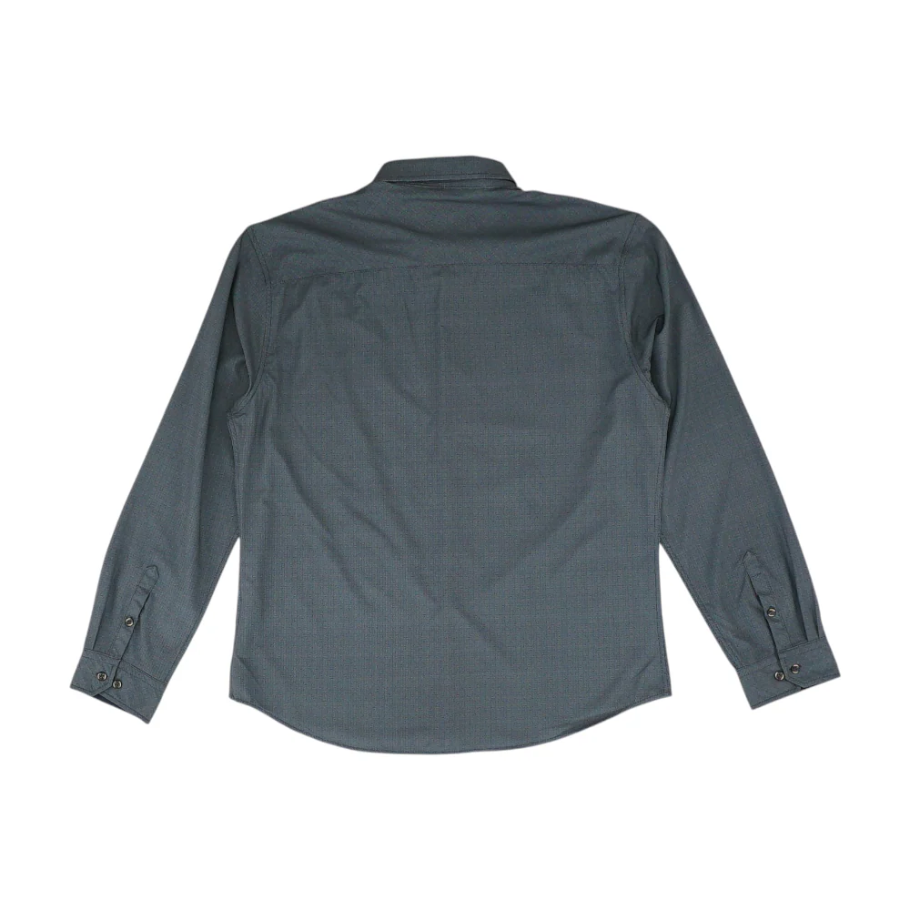 Charcoal Print Long Sleeve Button Down - Image 2