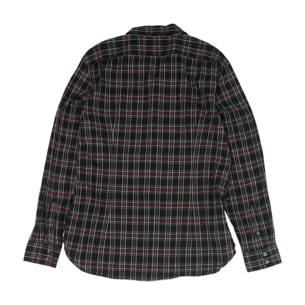Black Plaid Long Sleeve Button Down - Image 2