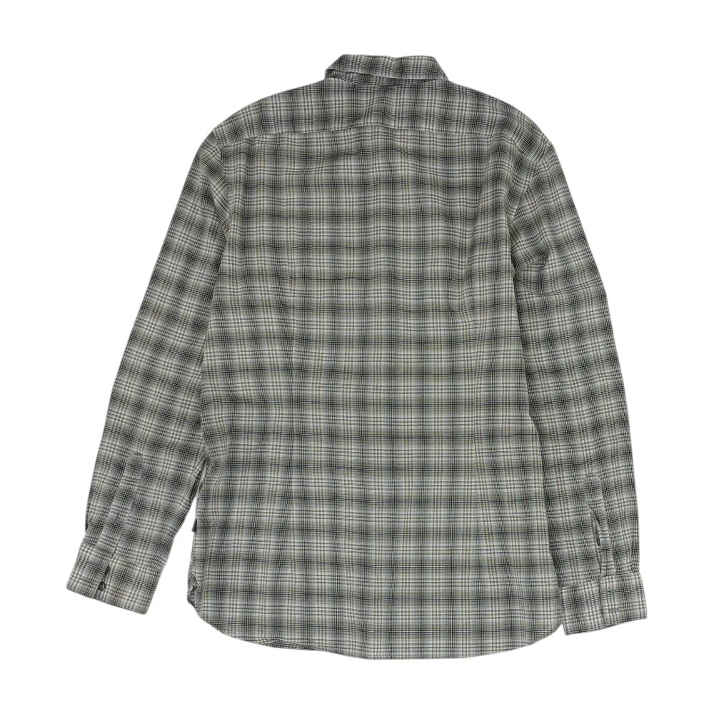 Blue Plaid Long Sleeve Button Down - Image 2