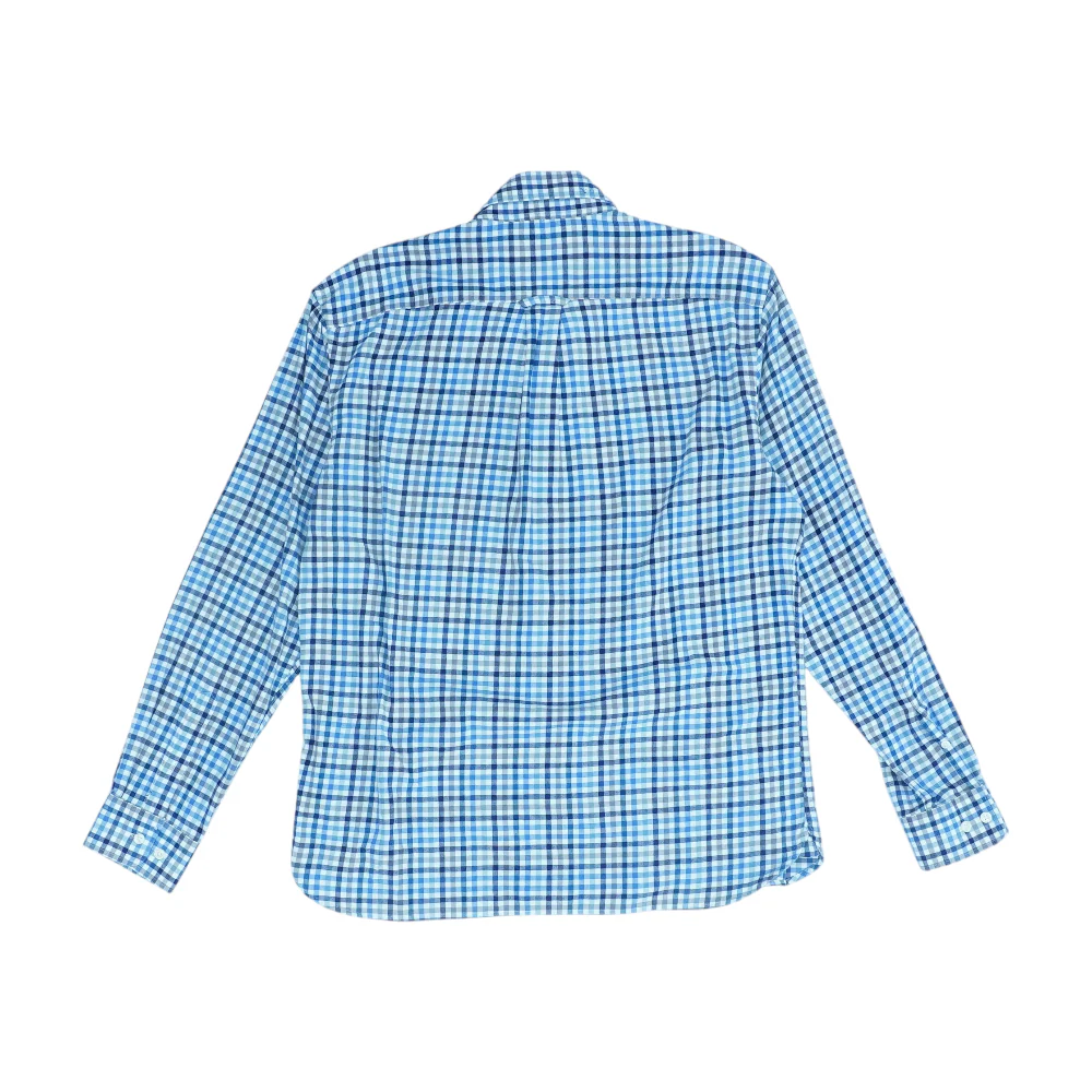 Blue Plaid Long Sleeve Button Down - Image 2