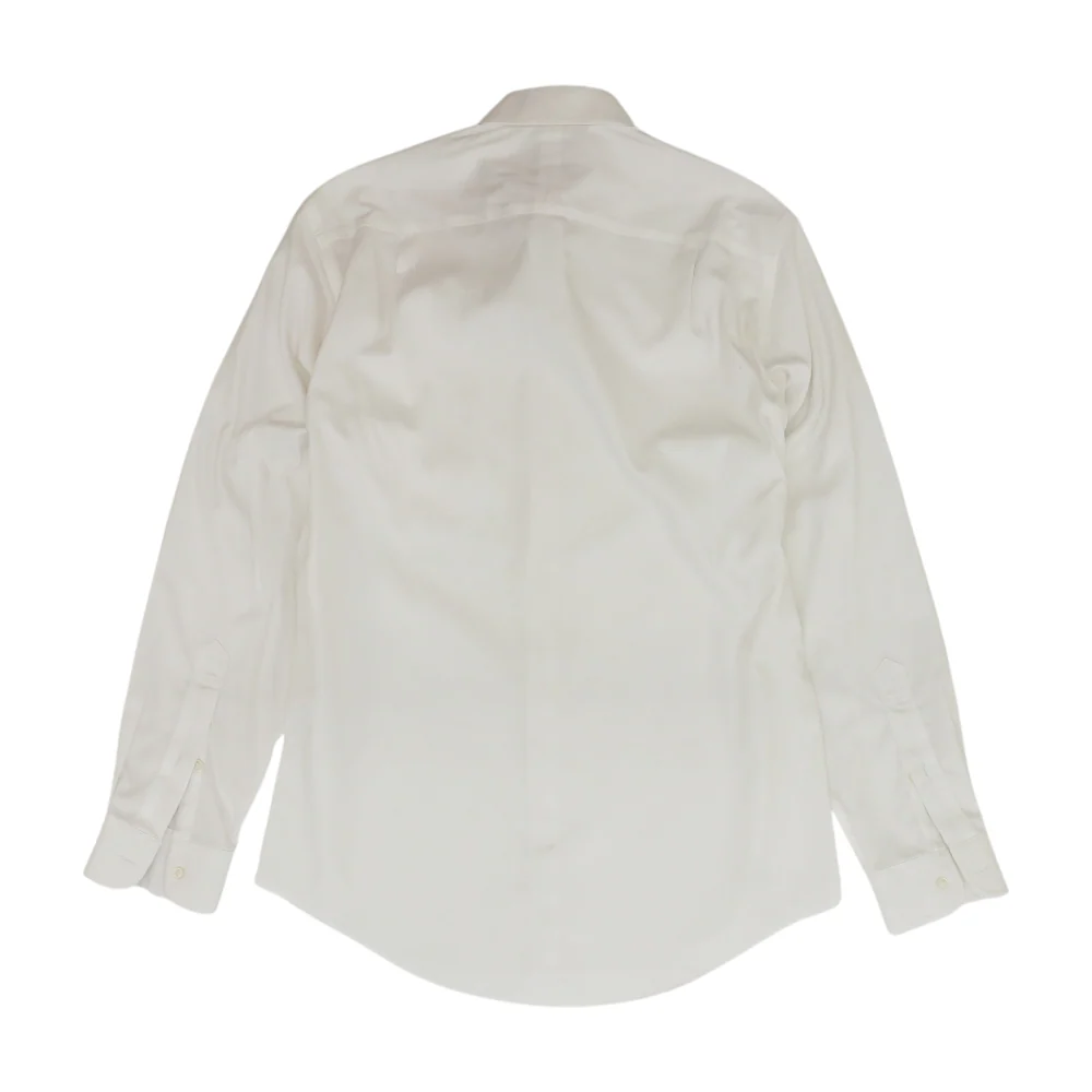 White Solid Long Sleeve Button Down - Image 2