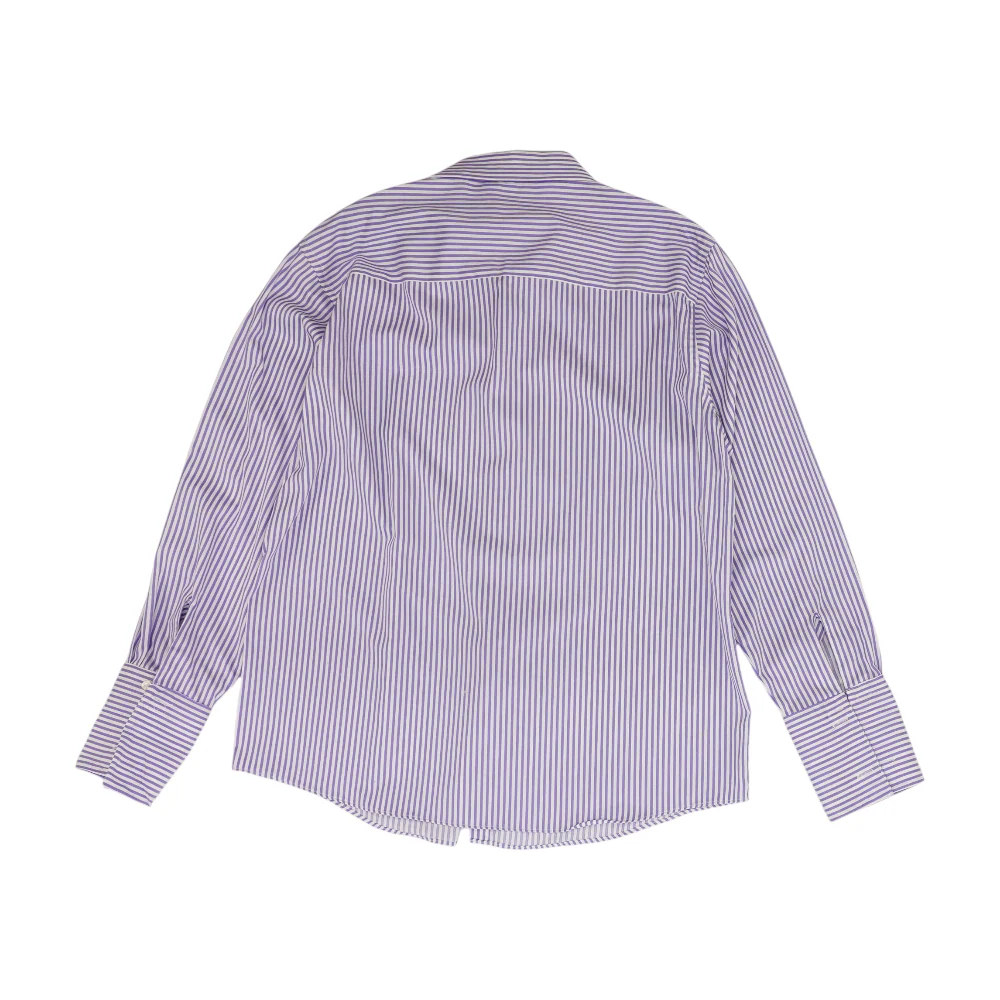 Purple Striped Long Sleeve Button Down - Image 2