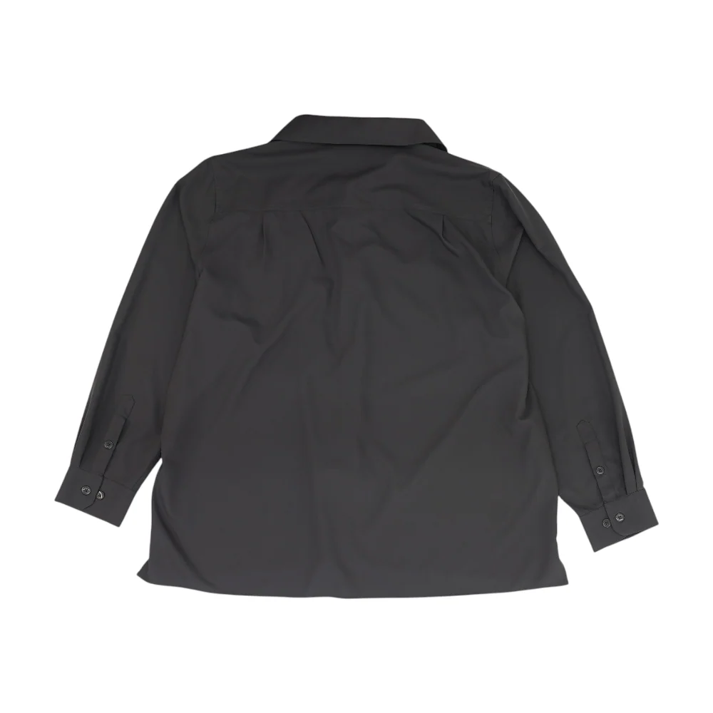 Gray Big & Tall Solid Long Sleeve Button Down - Image 2