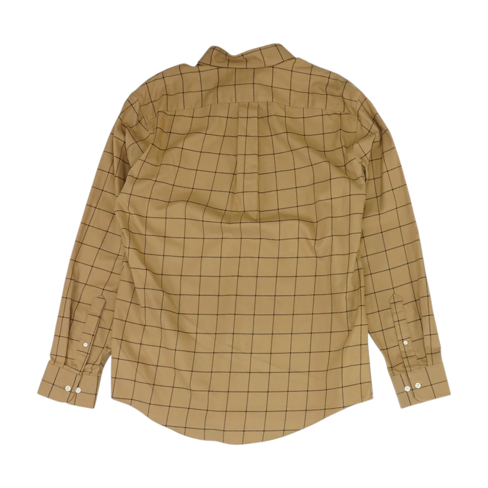 Brown Check Long Sleeve Button Down - Image 2