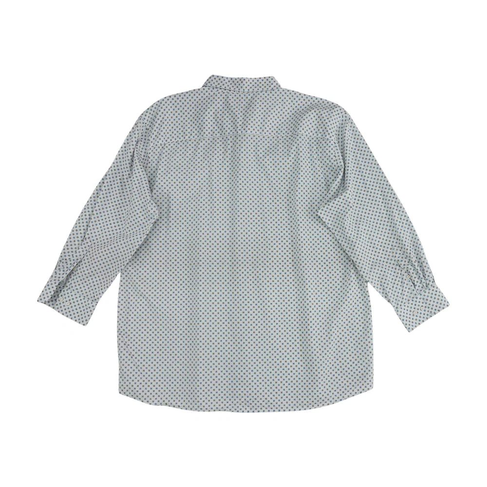 White Polka Dot Long Sleeve Button Down - Image 2