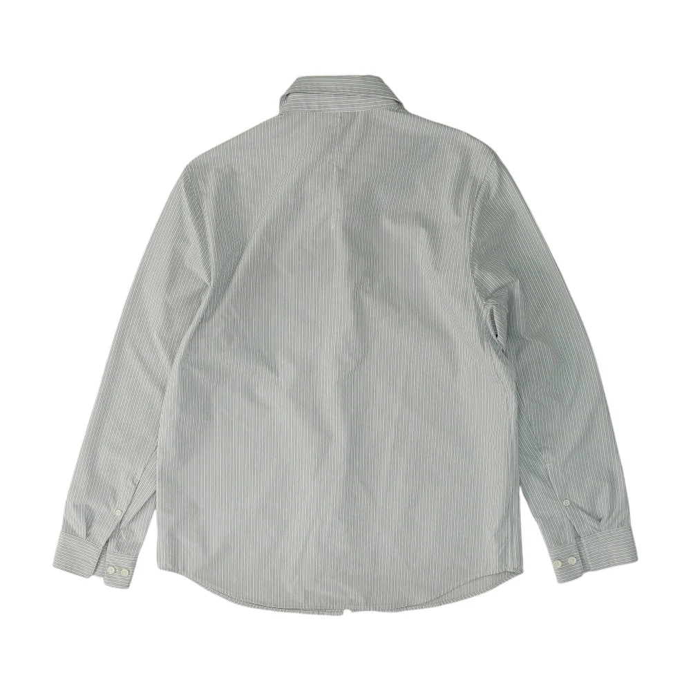 Gray Striped Long Sleeve Button Down - Image 2