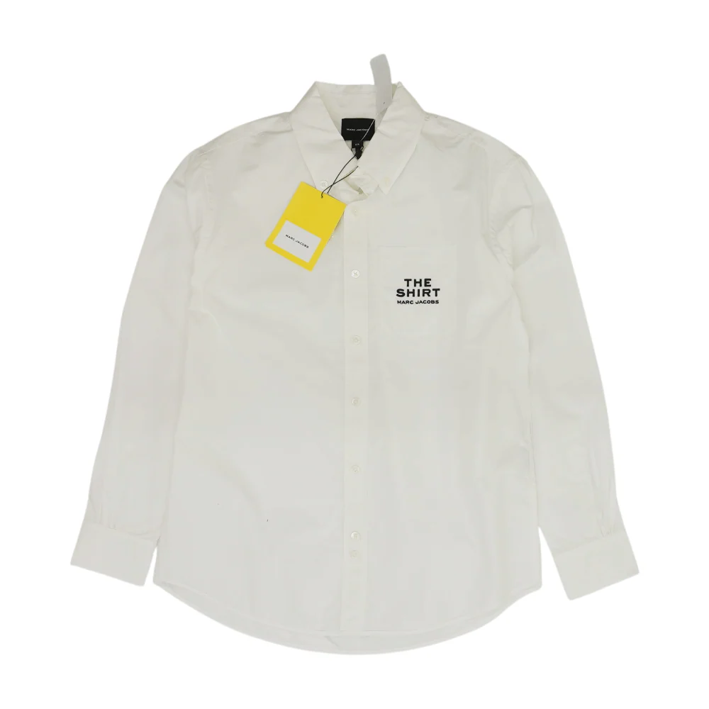 White Solid Long Sleeve Button Down