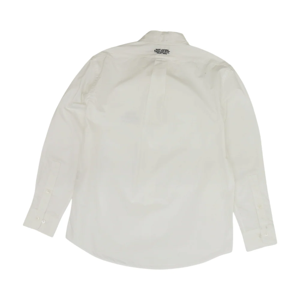 White Solid Long Sleeve Button Down - Image 2