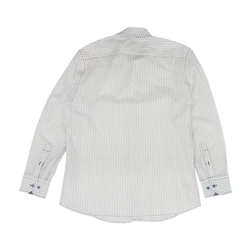 White Print Long Sleeve Button Down - Image 2