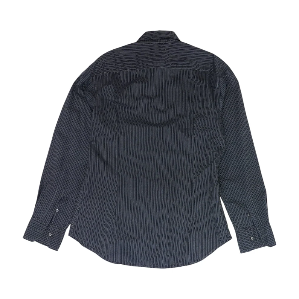Gray Striped Long Sleeve Button Down - Image 2