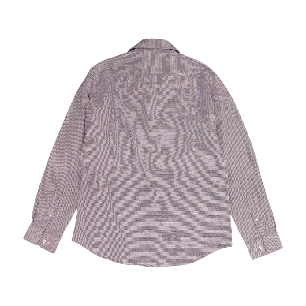 Purple Abstract Long Sleeve Button Down - Image 2