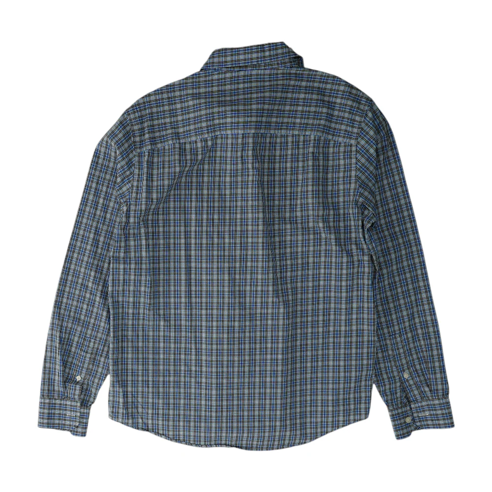 Blue Plaid Long Sleeve Button Down - Image 2
