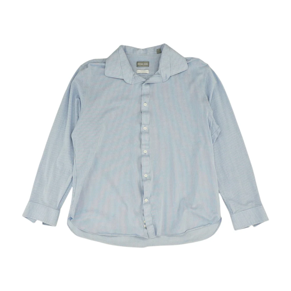 Blue Striped Long Sleeve Button Down