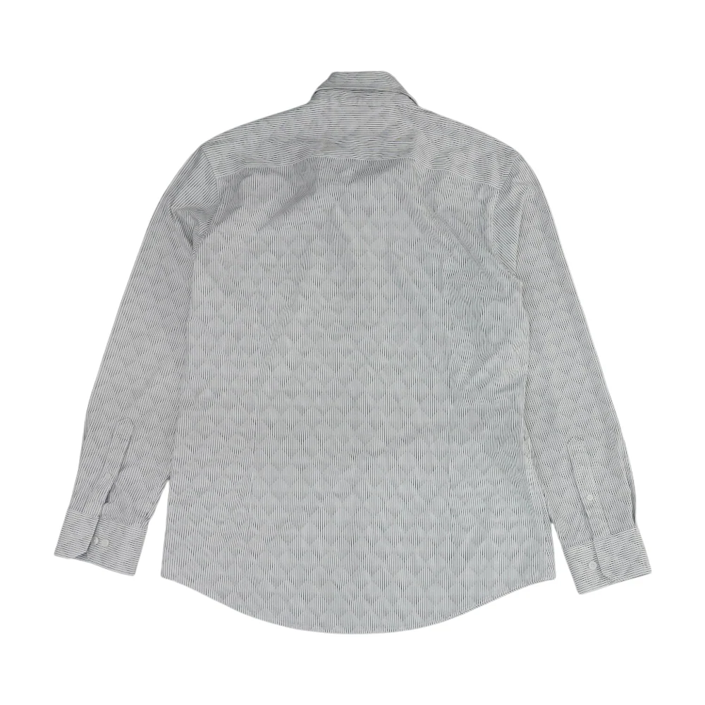 White Striped Long Sleeve Button Down - Image 2