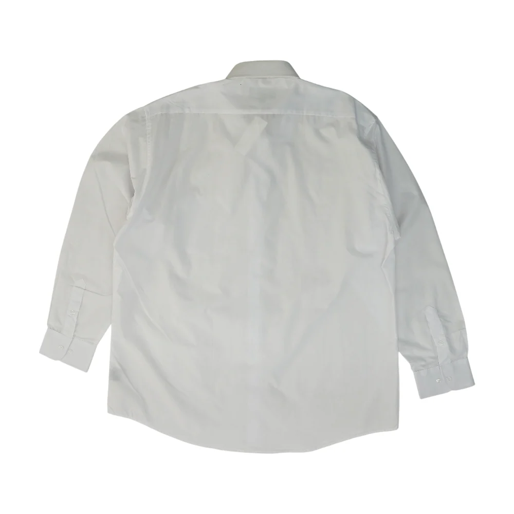 White Solid Long Sleeve Button Down - Image 2