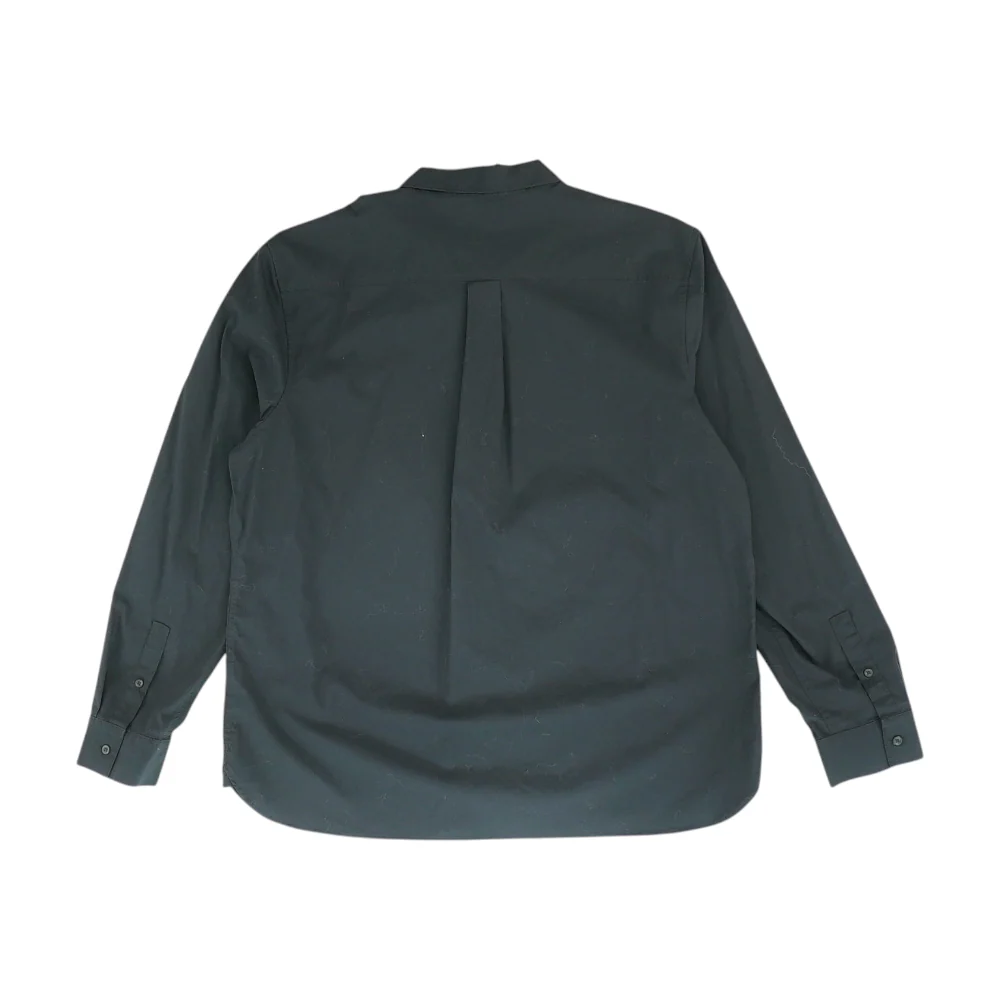 Black Solid Long Sleeve Button Down - Image 2
