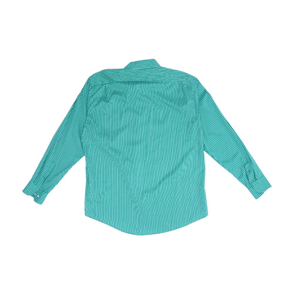 Green Plaid Long Sleeve Button Down - Image 2