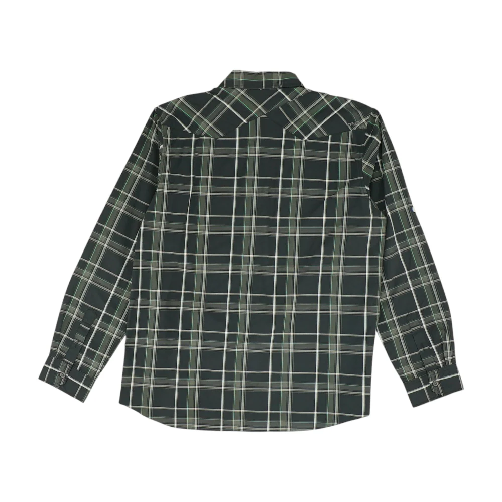 Gray Plaid Long Sleeve Button Down - Image 2