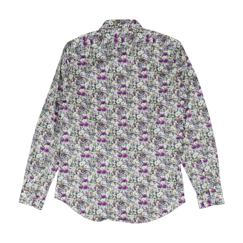 White Floral Long Sleeve Button Down - Image 2
