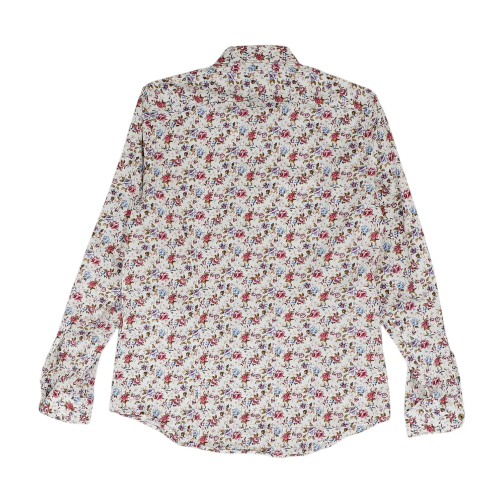 White Floral Long Sleeve Button Down - Image 2