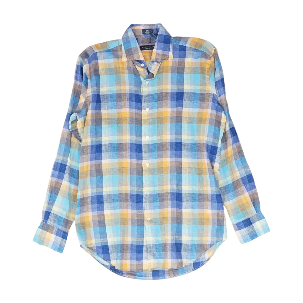 Multi Plaid Long Sleeve Button Down