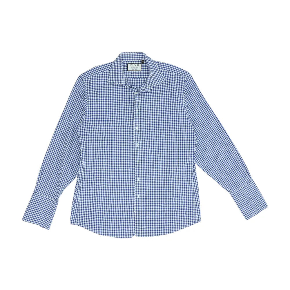 Blue Check Long Sleeve Button Down