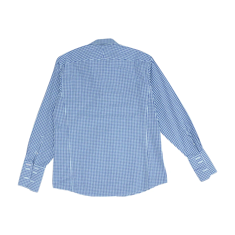 Blue Check Long Sleeve Button Down - Image 2