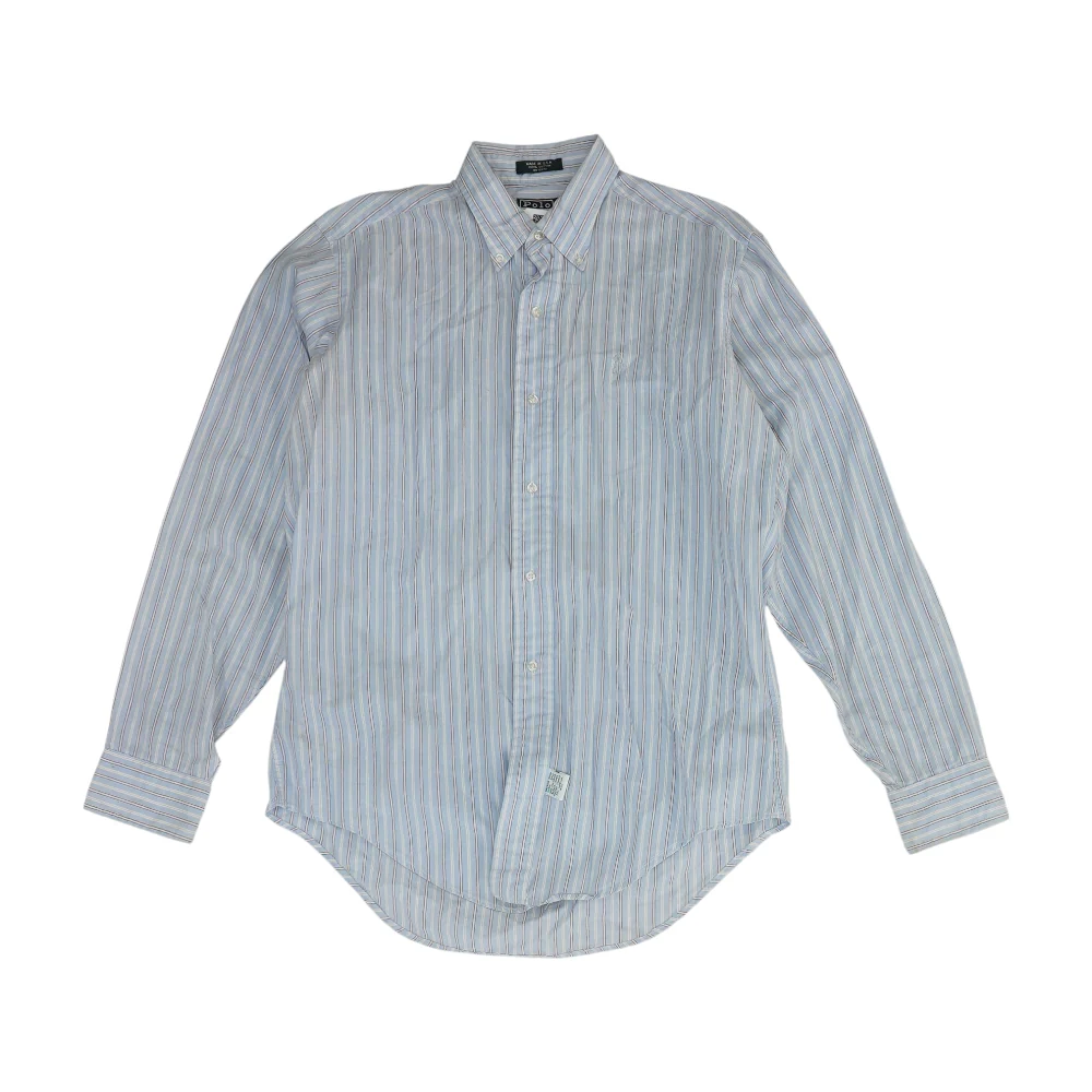Blue Striped Long Sleeve Button Down