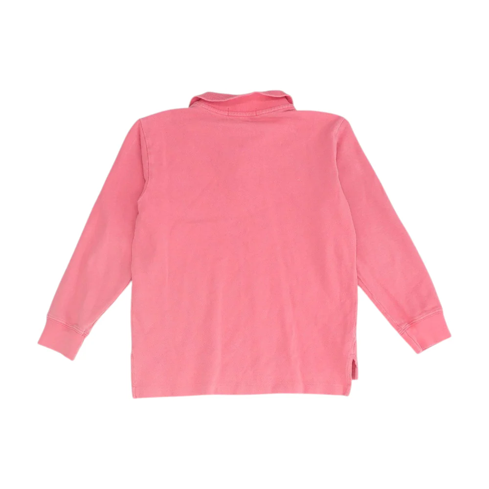 Pink Long Sleeve Polo - Image 2